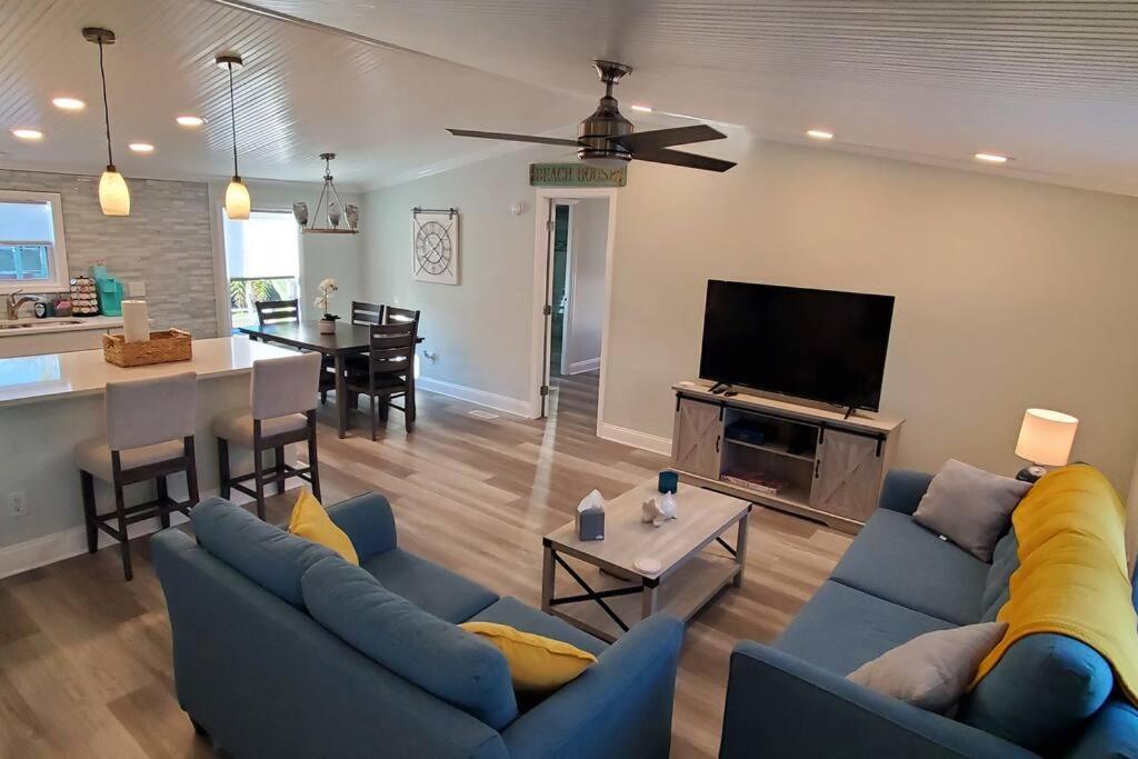 Waterfront Home With Private Dock, Walk To Beach St. Augustine Exterior foto